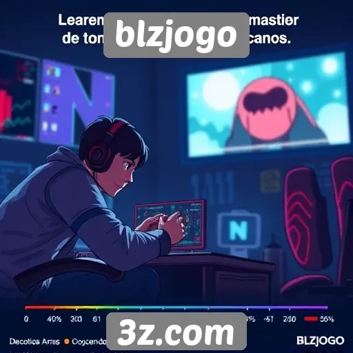 Números de acessos mensais do site blzjogo
